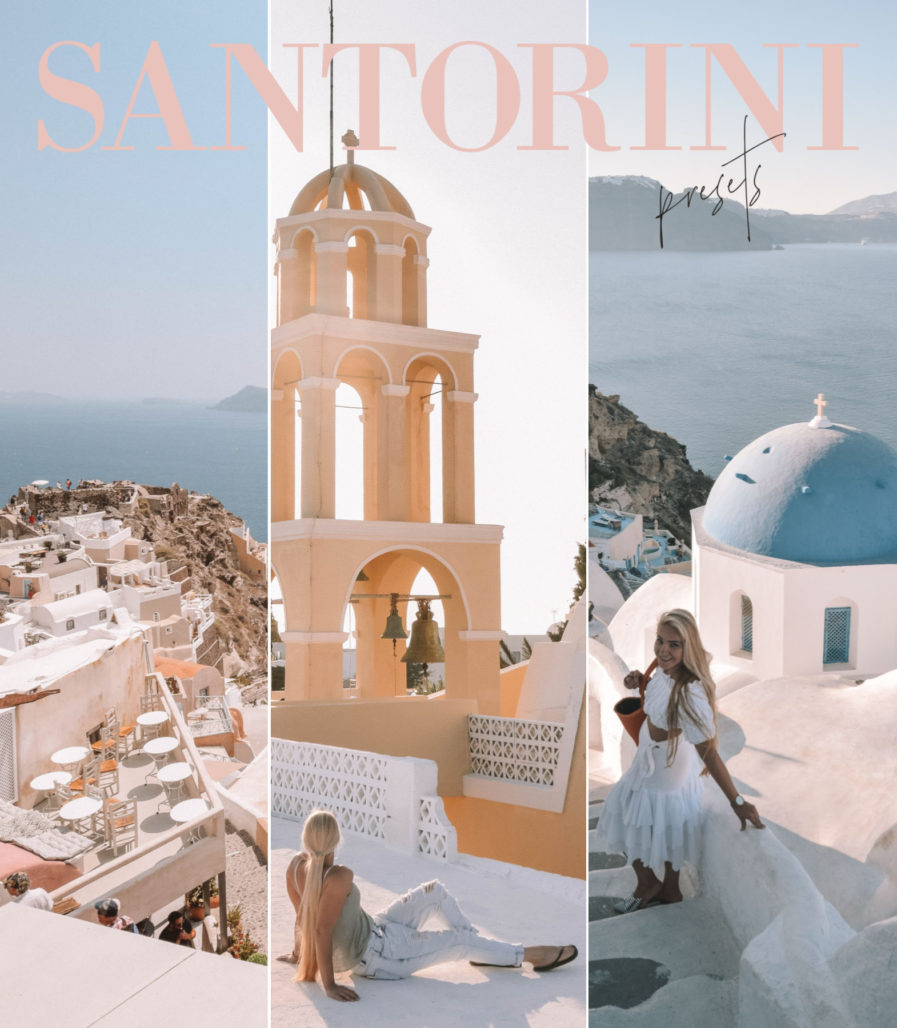 Santorini presets lightroom voorinstellingen kopen